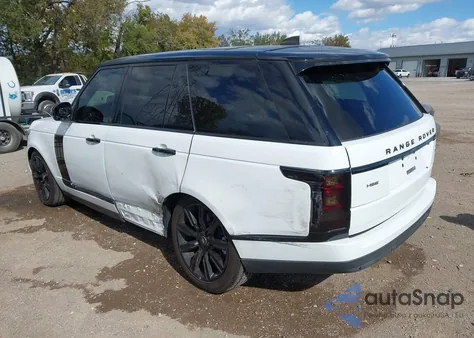 2017 Land Rover Range Rover 3.0L V6 Supercharged Hse из США, поврежденный, VIN SALGS2FV0HA369883